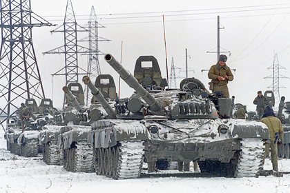 Ввод танковых подразделений Российской армии на территорию Чечни в декабре 1994 года