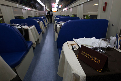 В России задумались о замене вагонов-ресторанов в поездах