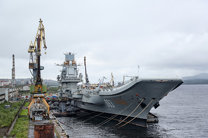 Площадь пожара на крейсере «Адмирал Кузнецов» увеличилась