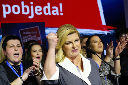 Выступавшая на фоне фото с Путиным глава Хорватии проиграла выборы