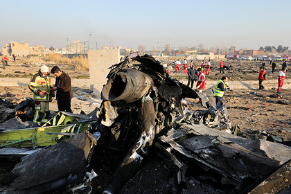 На Украине оценили вероятность ошибки экипажа упавшего в Иране самолета