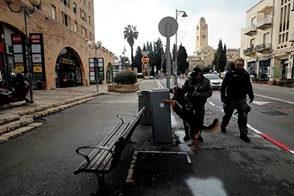 Полиция Израиля патрулирует улицы в Иерусалиме. 22 января 2020