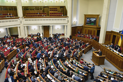Верховная Рада Украины сократила свой состав