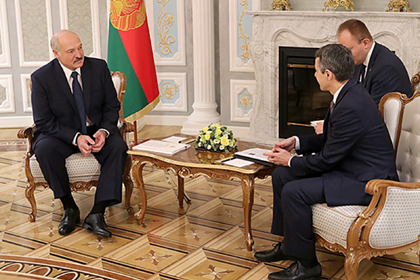 Александр Лукашенко и Иньяцио Кассис