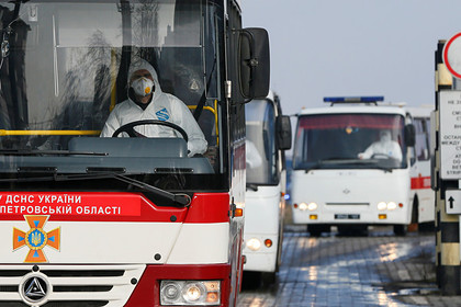 Эвакуированные из Уханя украинцы прибыли в Полтавскую область