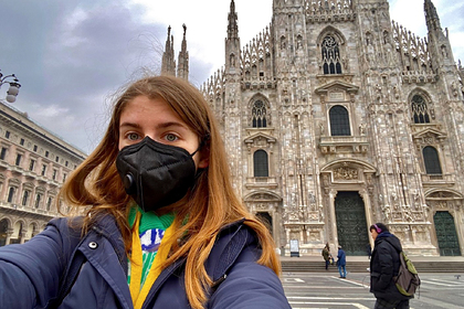 Россиянка рассказала о пустых улицах и магазинах в Милане из-за коронавируса