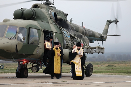 После воздушного крестного хода в Северной Осетии