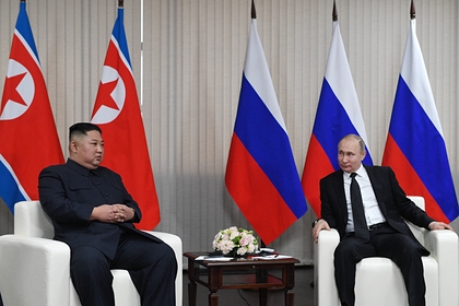 Ким Чен Ын и Владимир Путин