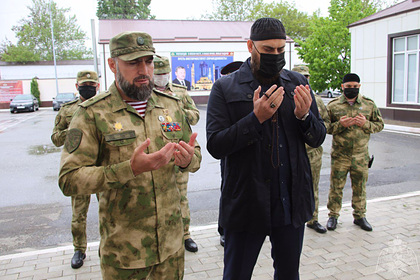 Чеченские силовики провели обряд жертвоприношения в память о Кадырове