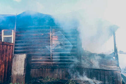 Трое детей сгорели в частном доме в российском регионе