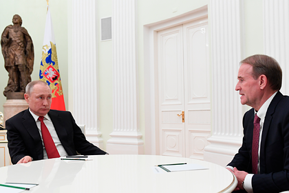 Владимир Путин и Виктор Медведчук 