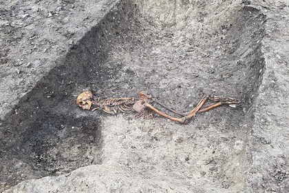 Археологи обнаружили останки жертвы убийства из железного века