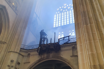 Названы потери одного из крупнейших готических соборов Франции из-за пожара