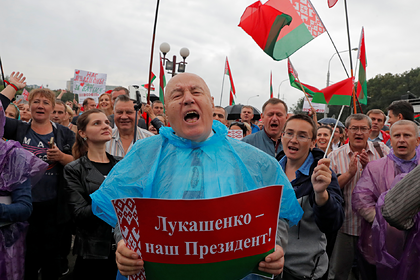 Лукашенко заявил о вышедшей митинговать за него «силище» в три миллиона белорусов