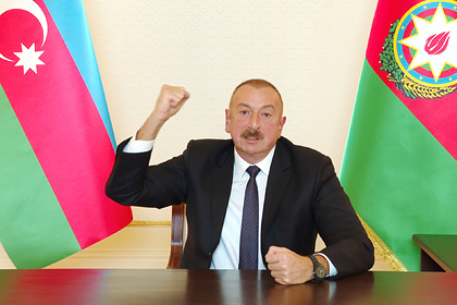 Алиев заявил о взятии азербайджанскими войсками территорий Нагорного Карабаха