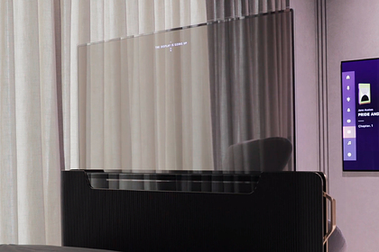 LG показала прозрачный телевизор