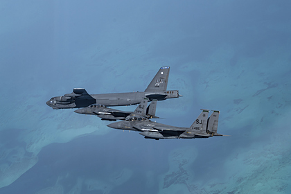 США применили два F-15 при ударе по Сирии