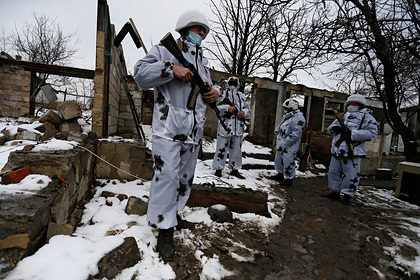 Украина заявила об огневых провокациях в Донбассе