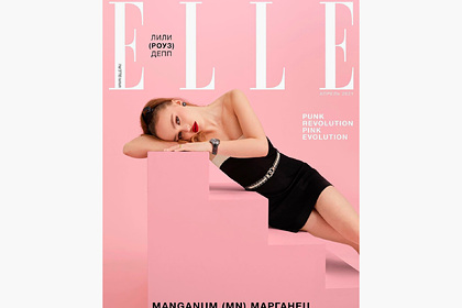 Дочь Джонни Деппа впервые снялась для обложки российского Elle в мини-платье