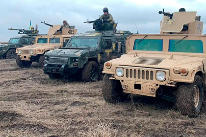Украина провела в Донбассе учения со стрельбой