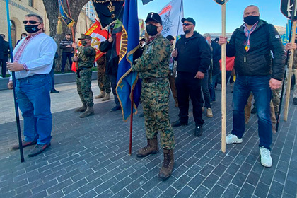 В Киеве впервые устроили марш в честь дивизии СС «Галичина»