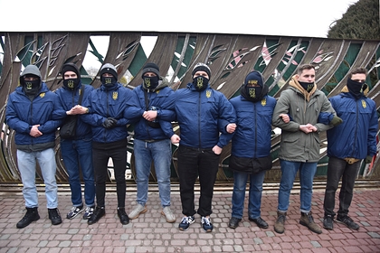 Украинские националисты устроили марш в годовщину трагедии в Одессе