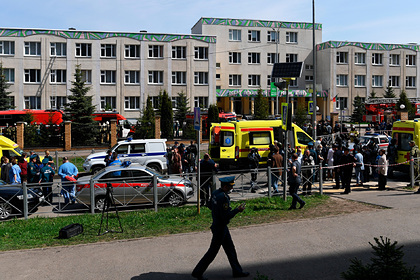 В казанской школе после массового убийства нашли бомбу