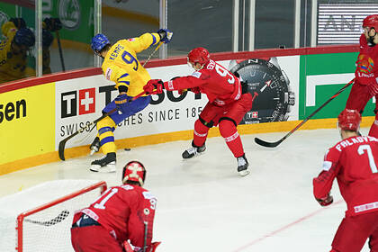 Сборная Белоруссии обыграла Швецию впервые в истории чемпионатов мира по хоккею