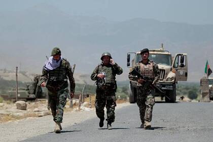 Афганские военные в провинции Лагман