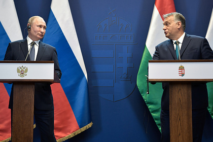 Владимир Путин и Виктор Орбан