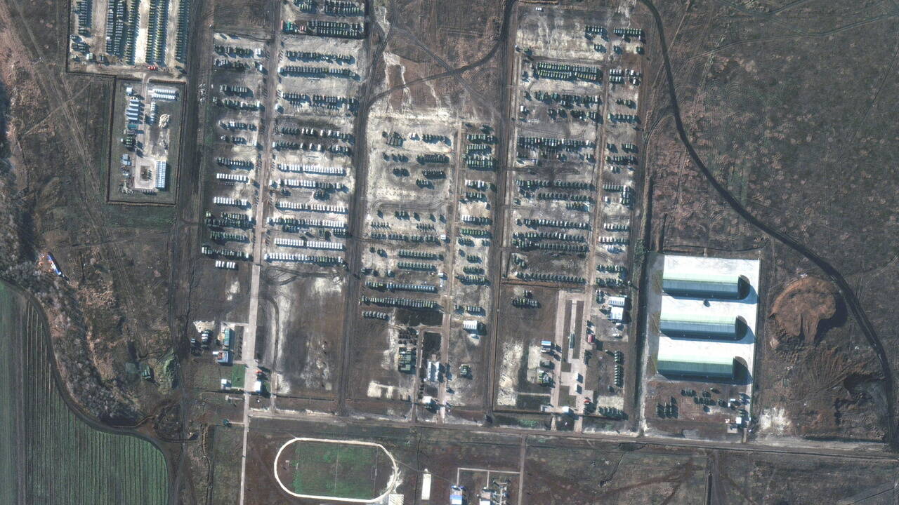Снимки со спутника российских войск на границе с Украиной
