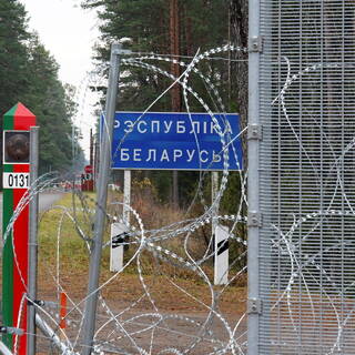В Литве построили забор на границе с Белоруссией