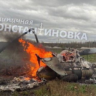 Украинский военный вертолет упал в российском регионе