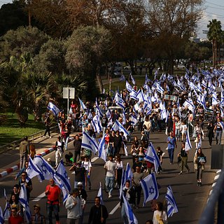 В Израиле около полумиллиона человек вышли на протесты против судебной реформы