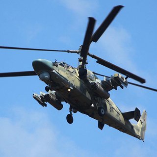 Российский разведывательный вертолет Ка-52 упал в Азовском море