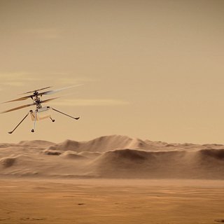 Поврежденный марсианский вертолет показали на прощальном фото