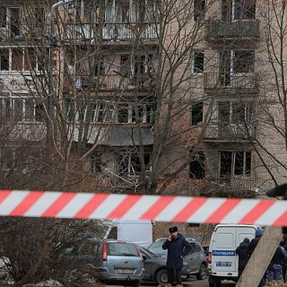 Появилось фото обломка взорвавшегося в Петербурге беспилотника