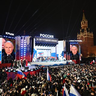 Митинг-концерт «10 лет в родной гавани» в Москве посетили более 80 тысяч россиян