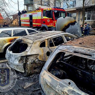 В Киеве обнаружили семиметровые воронки после ракетного удара