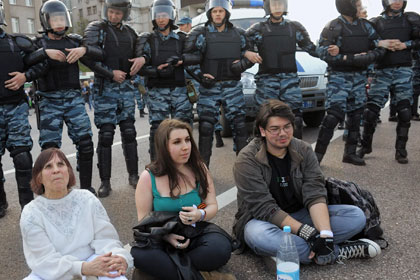 Акция оппозиции «Марш миллионов» на Болотной площади, 6 мая 2012