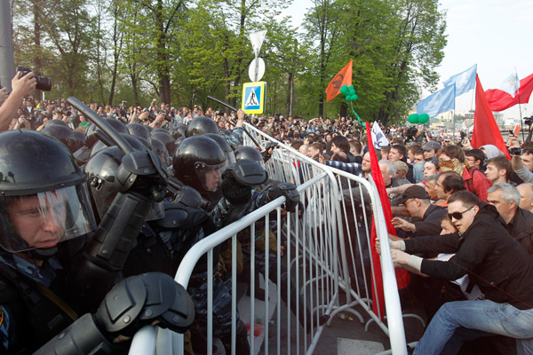 Полиция на Болотной площади, 6 мая 2012 года
