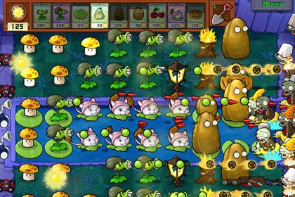 Скриншот игры Plants vs. Zombies