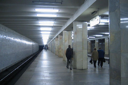 Вестибюль станции метро «Полежаевская»