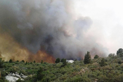 Пожар в окрестностях Ярнелла, 30 июня 2013 года