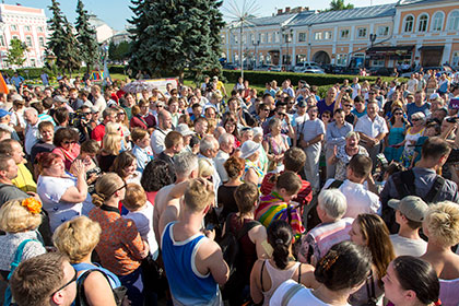 Народный митинг в поддержку главы Ярославля Евгения Урлашова