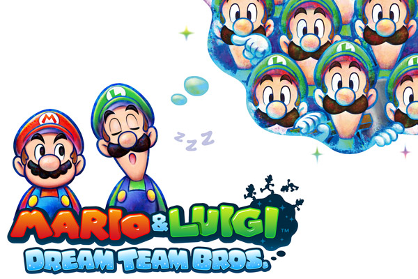 Фрагмент постера игры Mario & Luigi: Dream Team