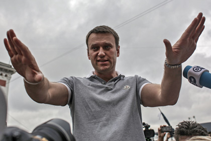 Кандидат в мэры Москвы, оппозиционер Алексей Навальный