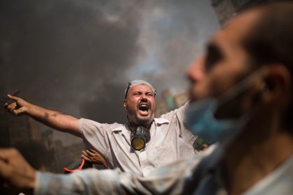 Сторонники Мурси на улице Каира