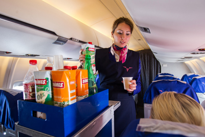 Российским авиакомпаниям предложили дать право не кормить пассажиров