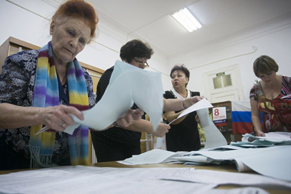 На выборах мэра Москвы подсчитана половина голосов